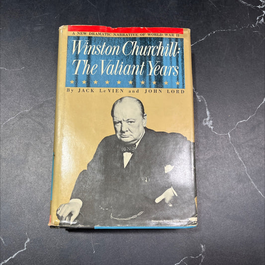 winston churchill: the valiant years book, by jack le vien, john lord, 1962 Hardcover image 1