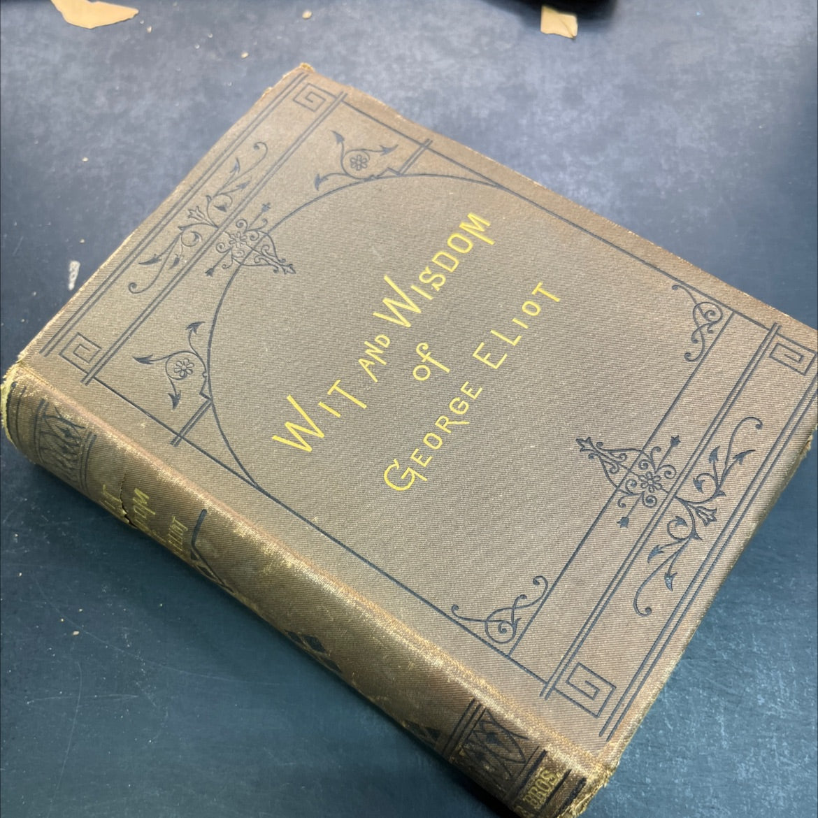wit and wisdom of george eliot with a biographical memoir book, by George Eliot, 1886 Hardcover, Antique image 4