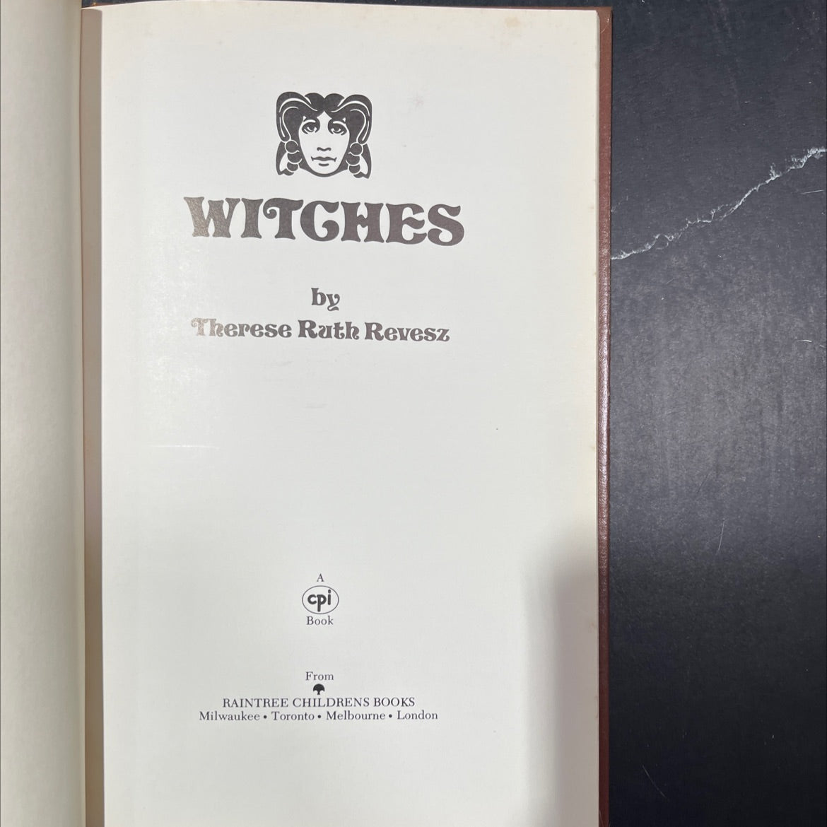 witches book, by Therese Ruth Revesz, 1977 Hardcover image 2