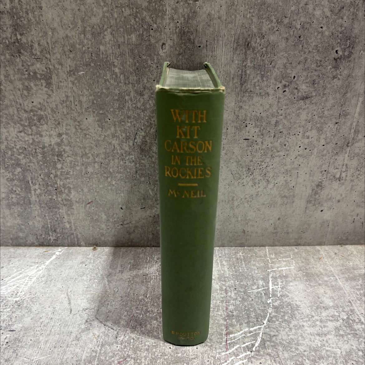 with kit carson in the rockies a tale of the beaver country book, by everett mcneil, 1909 Hardcover image 4