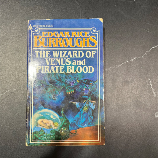 wizard of venus and pirate blood book, by edgar rice burroughs, 1970 Paperback image 1