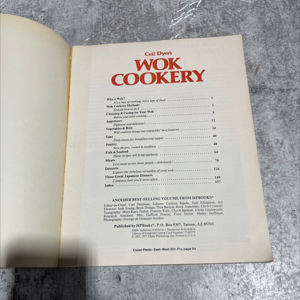 wok cookery book, by Ceil Dyer, 1983 Paperback image 2