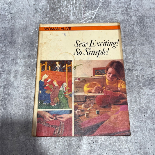 woman alive sew exciting! so simple! book, by Eleanor Van Zandt, 1974 Hardcover image 1
