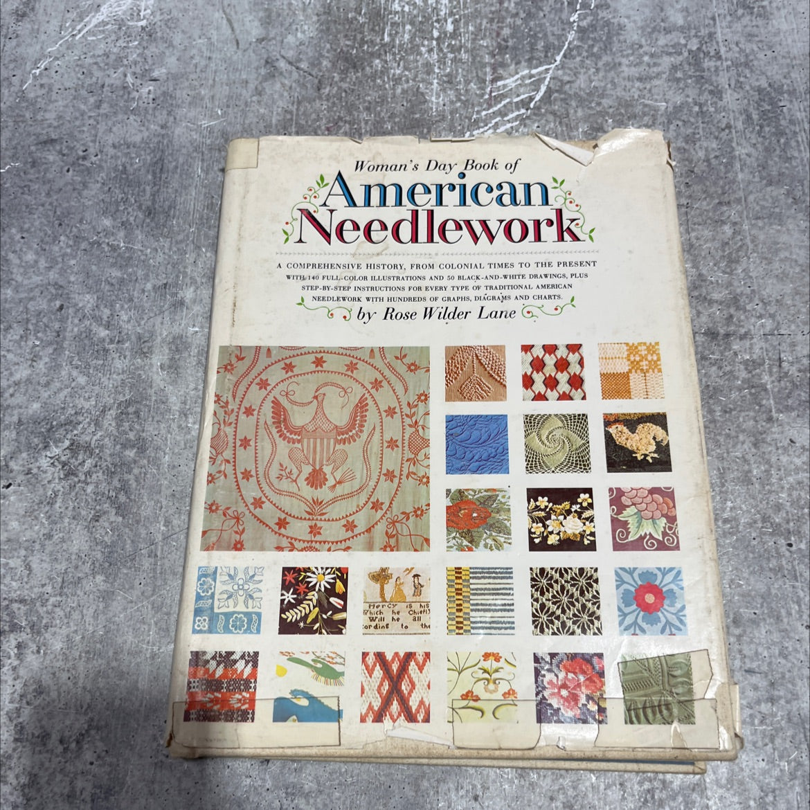 woman's day book of american needlework book, by rose wilder lane, 1963 Hardcover image 1