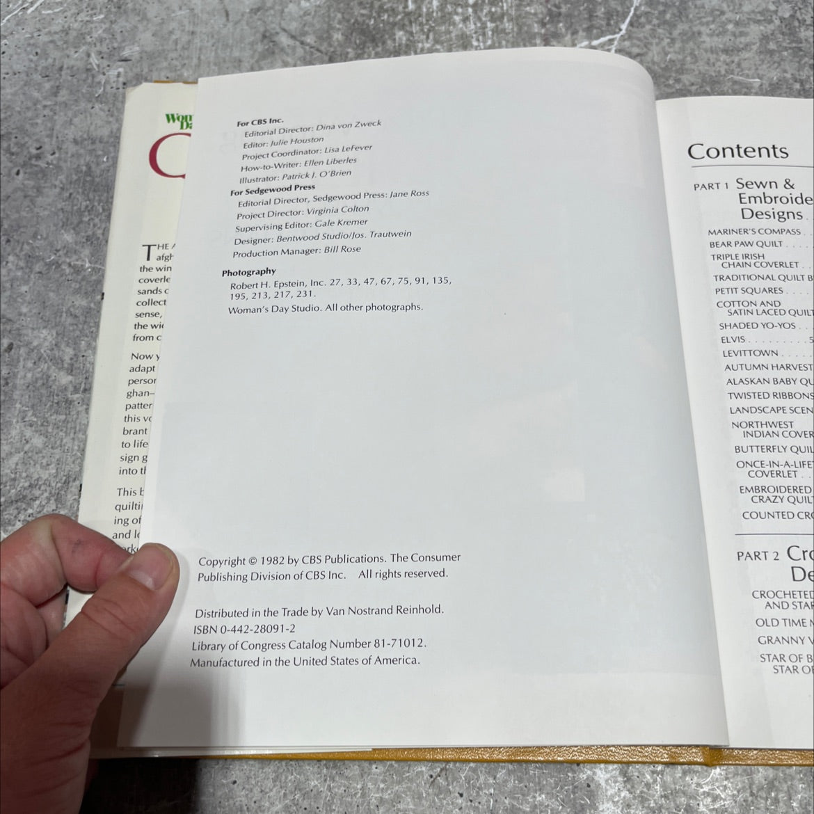 woman's day prize-winning quilts, coverlets & afghans book, by Julie Houston, 1982 Hardcover image 3