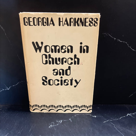 women in church and society book, by georgia harkness, 1972 Hardcover image 1