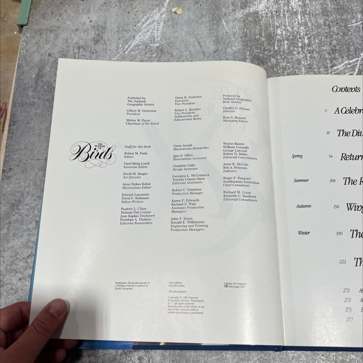 wonder birds book, by Robert M. Poole, 1983 Hardcover image 3