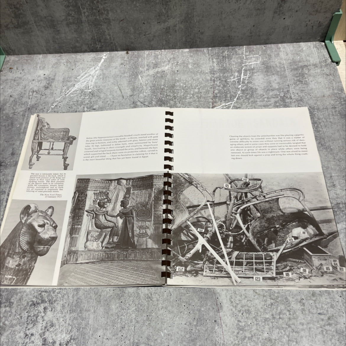 wonderful things: the discovery of tutankhamun's tomb book, by Howard Carter, A. C. Mace, 1979 Paperback image 4