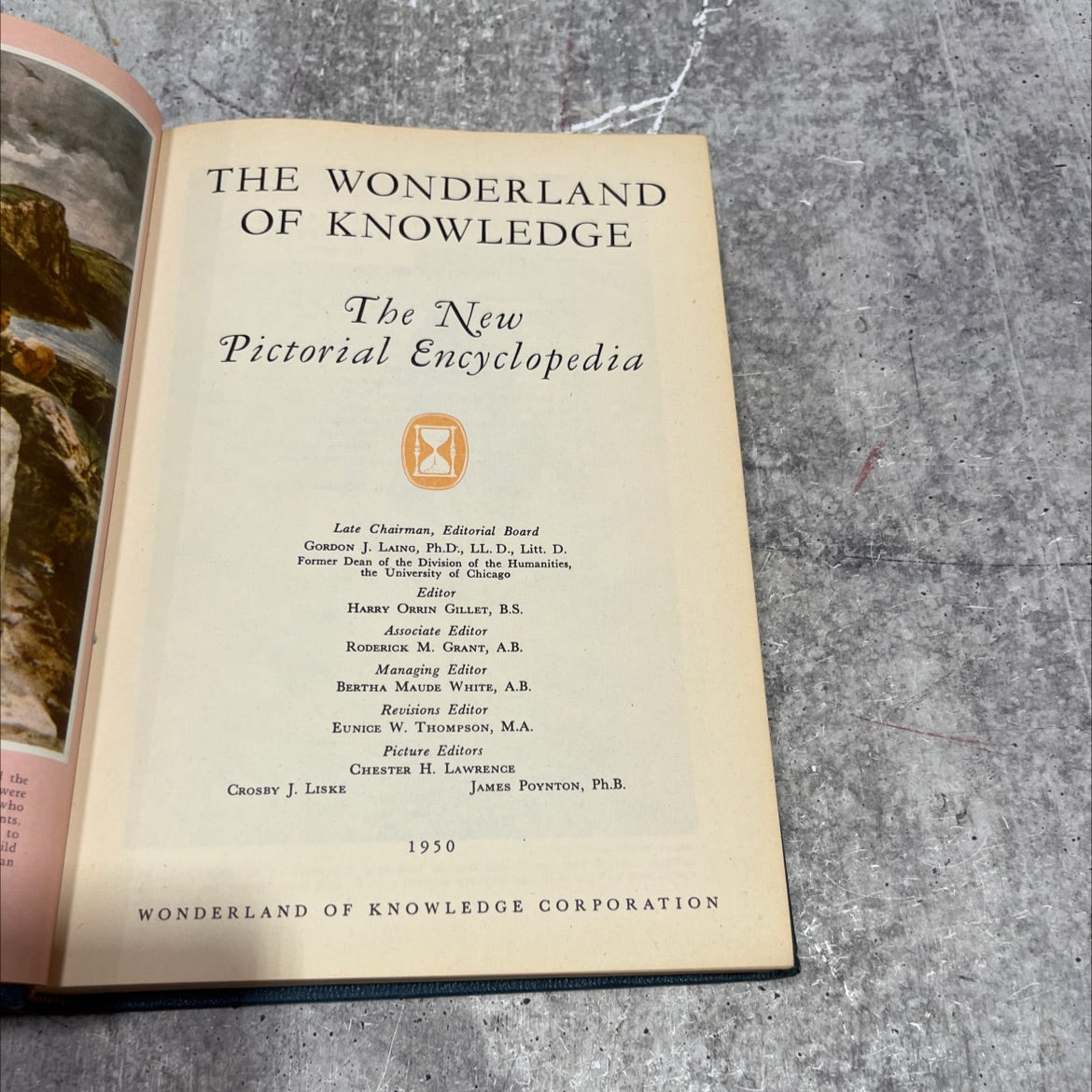 wonderland of knowledge the new pictorial encyclopedia book, by gordon j. laing, harry orrin gillet, roderick m. grant, image 2