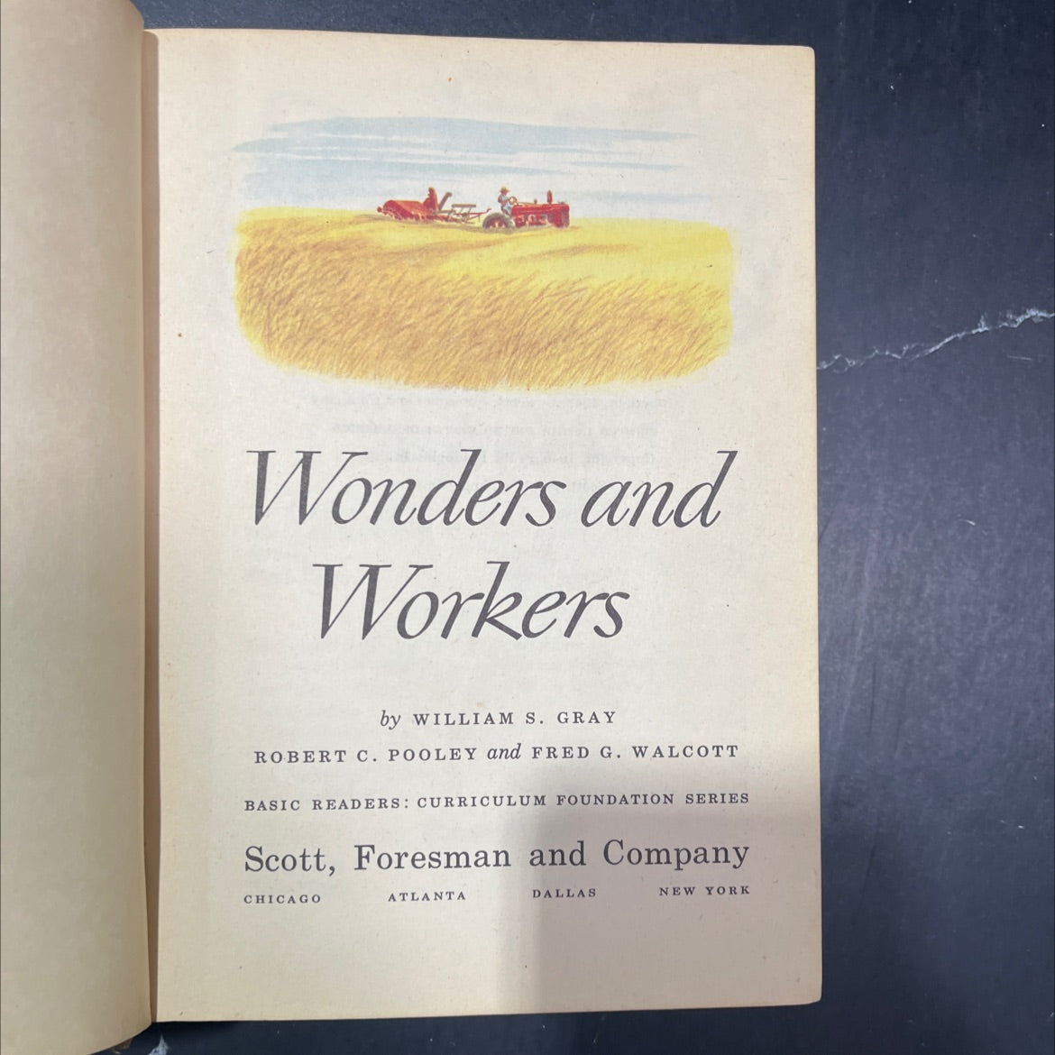 wonders and workers book, by william s. gray robert c. pooley and fred g. walcott, 1946 Hardcover image 2
