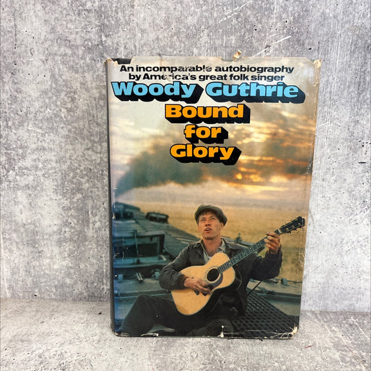 woody guthrie bound for glory book, by Woody Guthrie, 1976 Hardcover image 1