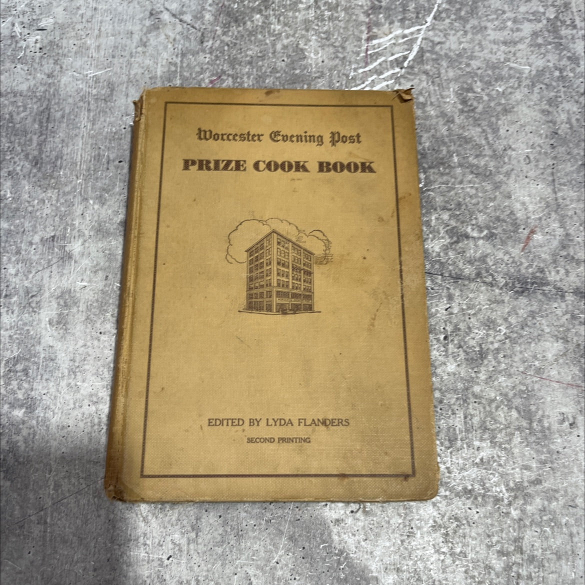 worcester evening post prize cook book book, by lyda flanders, 1933 Hardcover image 1