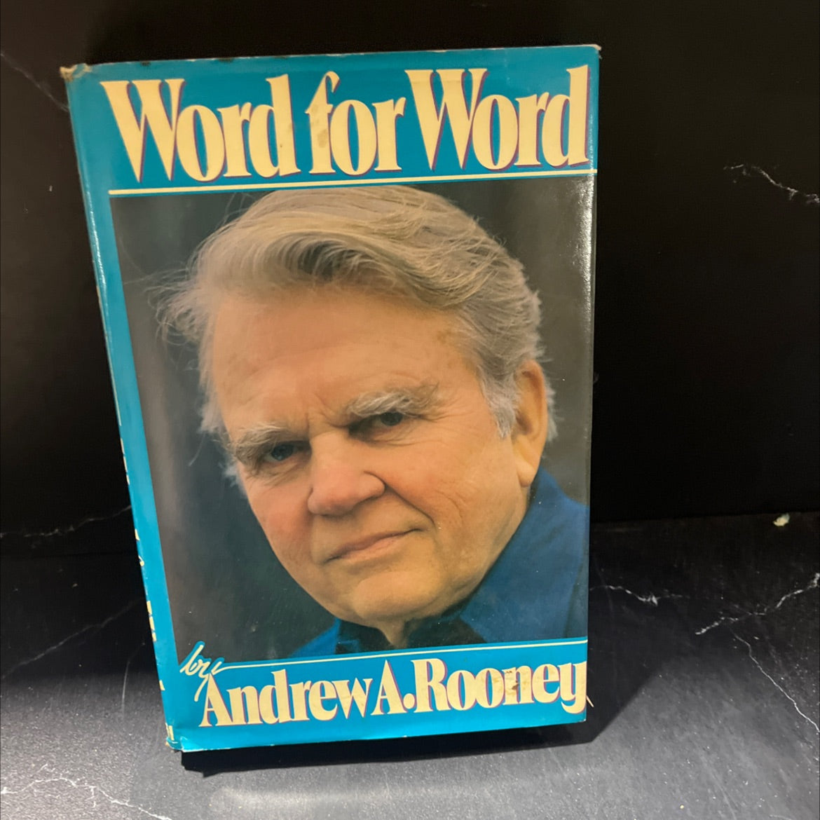 word for word book, by andrew a. rooney, 1986 Hardcover image 1