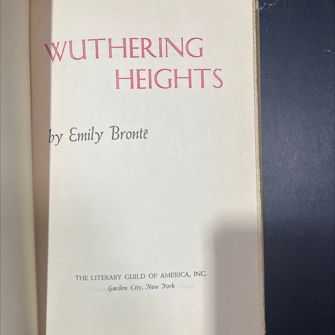 wuthering heights book, by emily brontë, 1970 Hardcover image 2