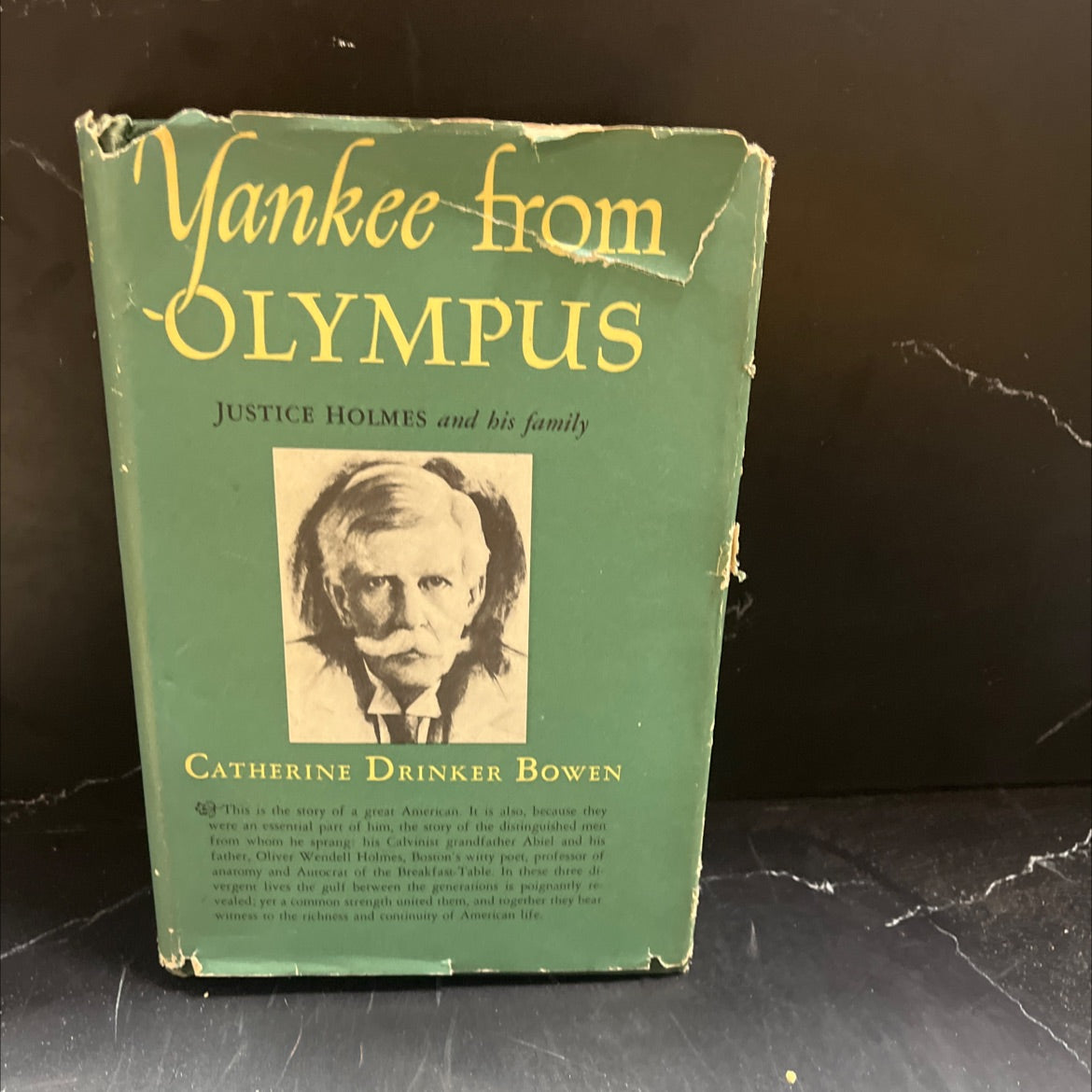 yankee from olympus justice holmes and his family book, by catherine drinker bowen, 1944 Hardcover image 1