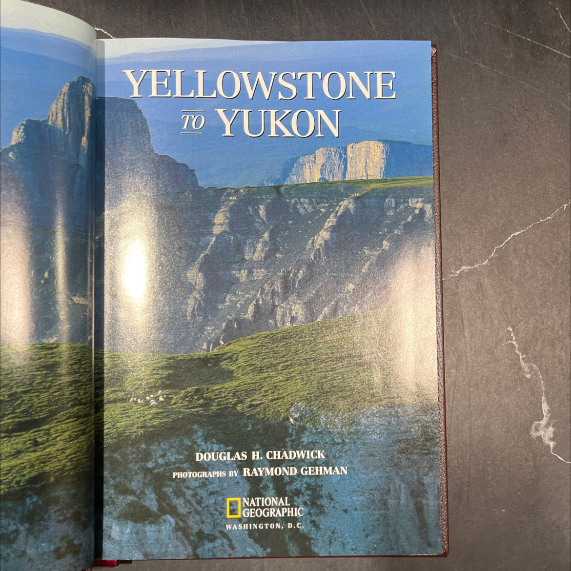 yellowstone to yukon book, by douglas h. chadwick, 2000 Leather image 2