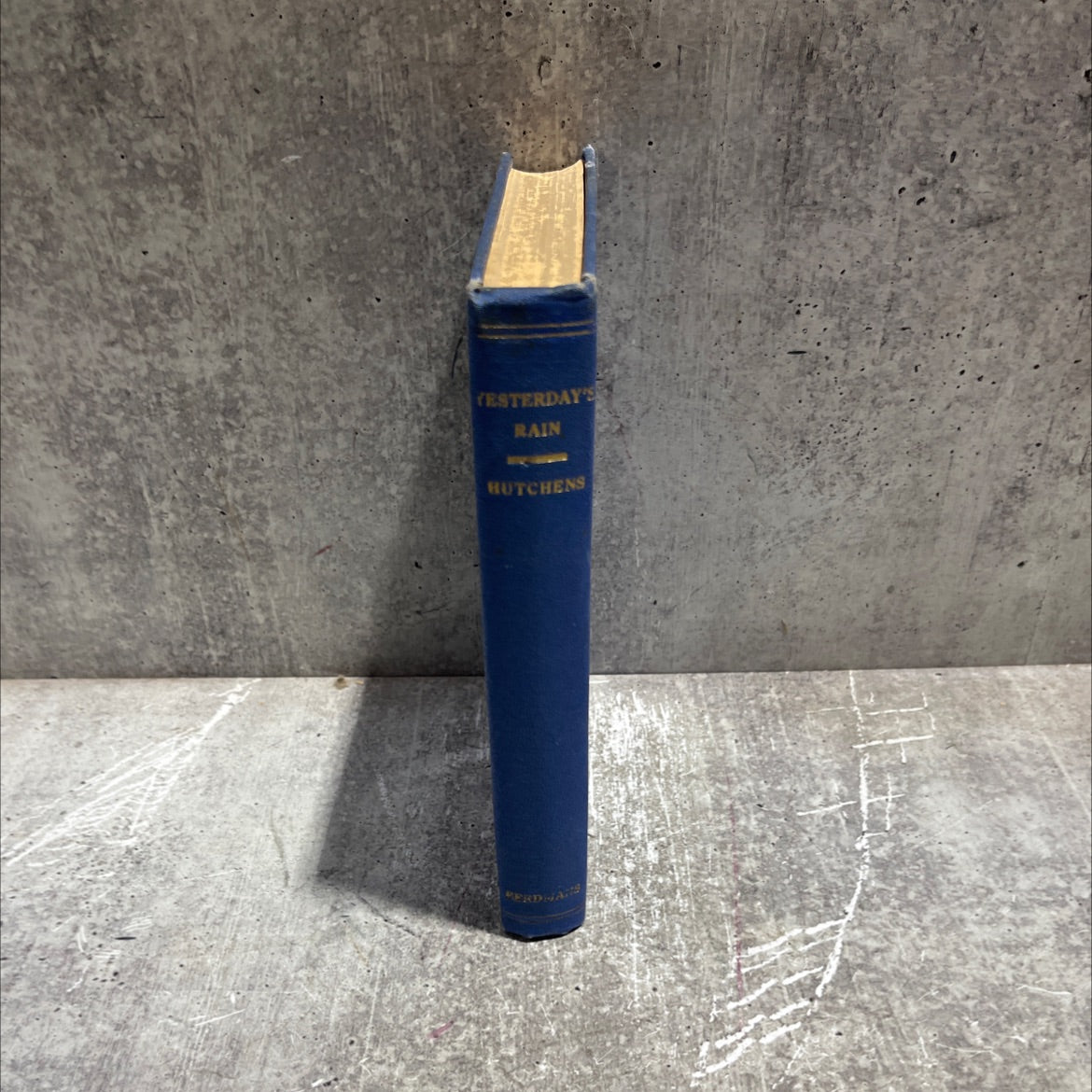 yesterday's rain book, by paul hutchens, 1943 Hardcover image 4