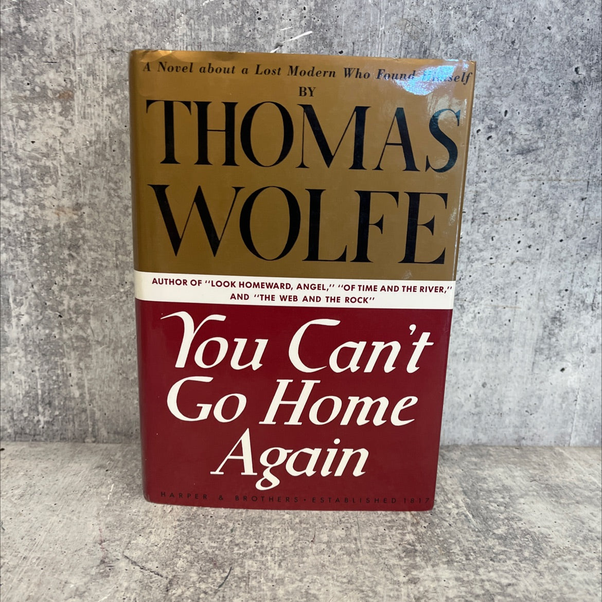 you can't go home again book, by thomas wolfe, 1940 Hardcover image 1