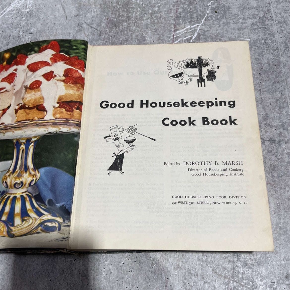 you how to use our good housekeeping cook book book, by dorothy b. marsh, 1955 Hardcover image 2