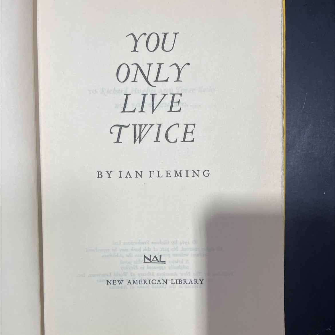 you only live twice book, by ian fleming, 1964 Hardcover image 2