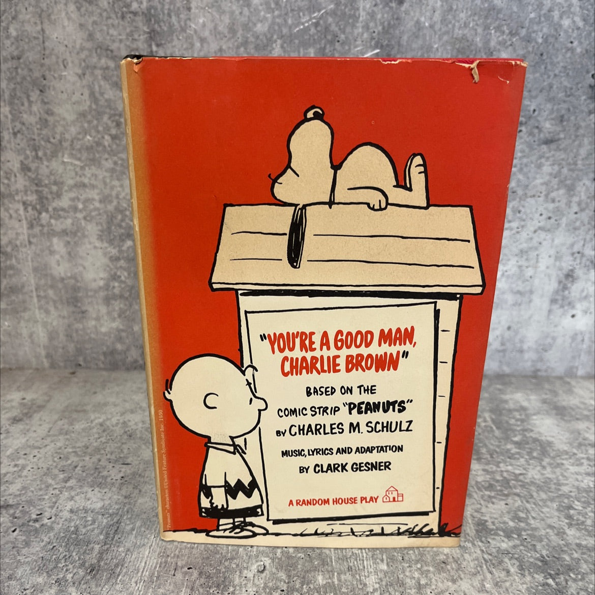 you're a good man, charlie brown book, by Clark Gesner, 1967 Hardcover image 1