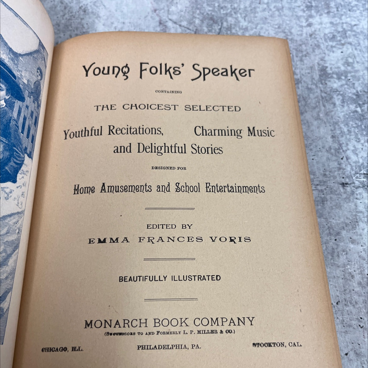 young folks' speaker containing the choicest selected youthful recitations, charming music and delightful stories image 2