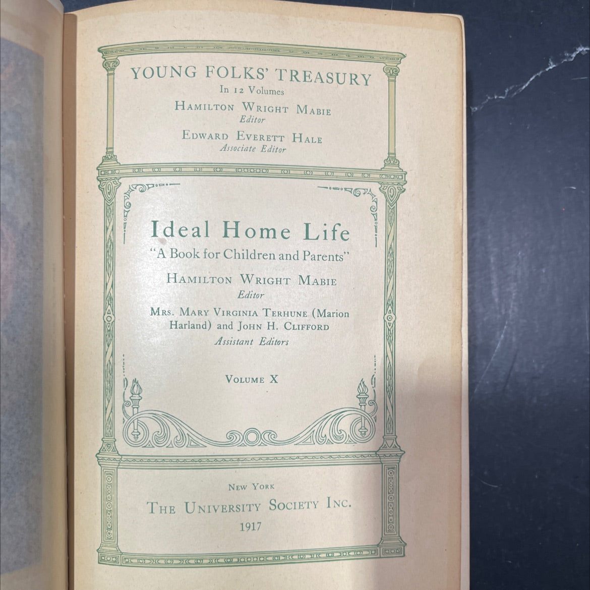 young folks' treasury in 12 volumes book, by hamilton wright mabie, 1917 Hardcover image 2