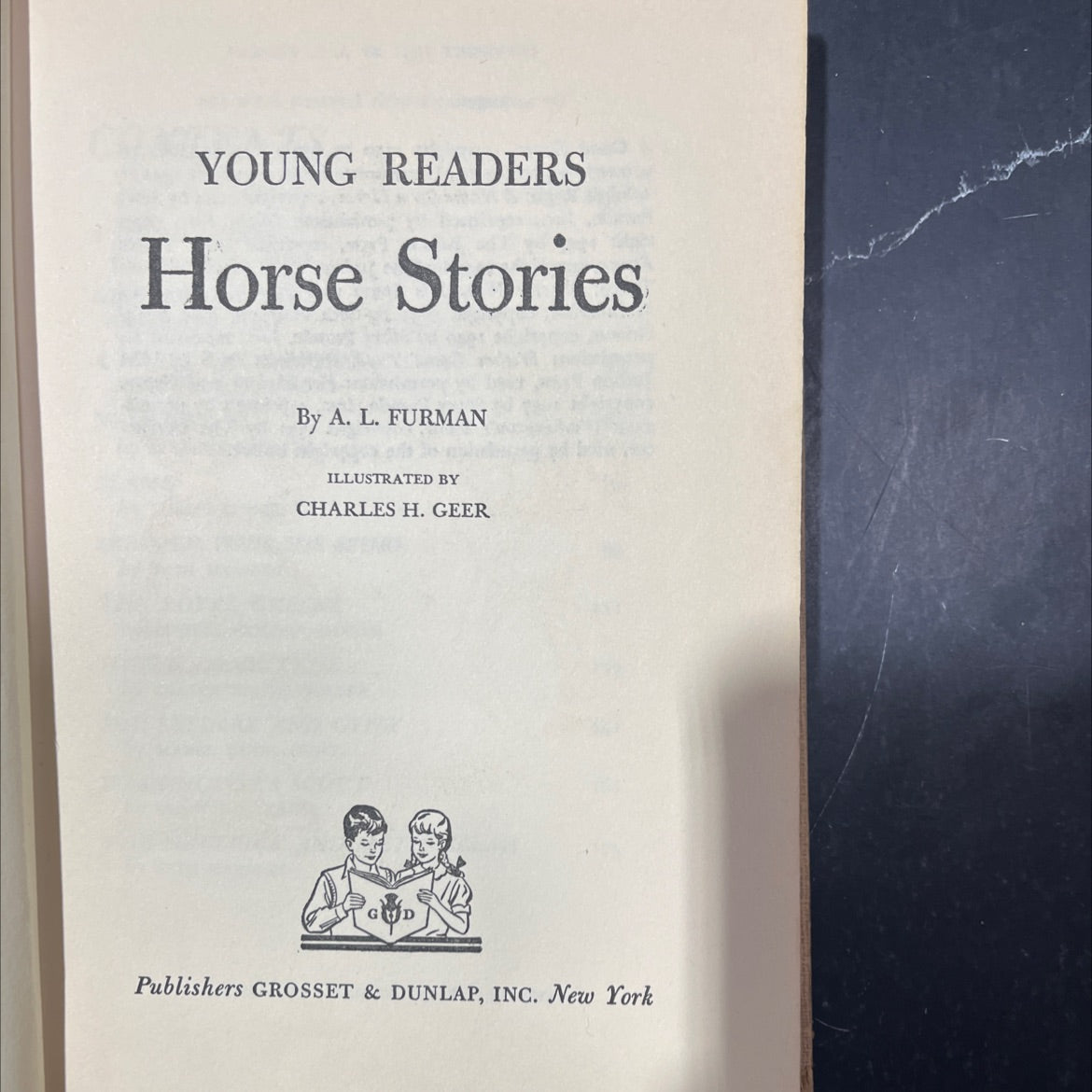 young readers horse stories book, by a. l. furman, 1951 Hardcover image 2