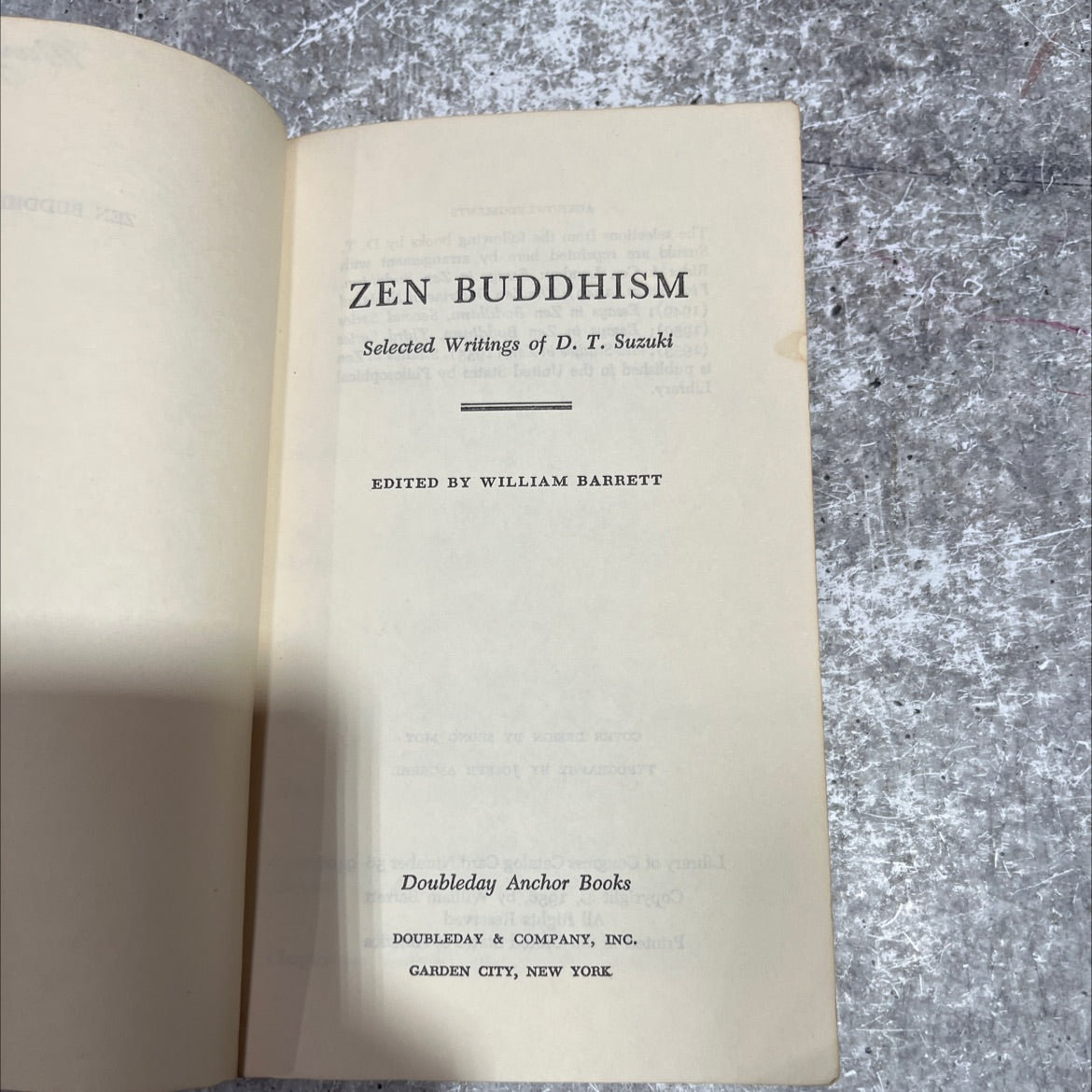 zen buddhism selected writings of d. t. suzuki book, by d. t. suzuki, 1956 Paperback image 2