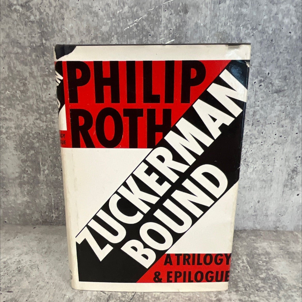 zuckerman bound book, by philip roth, 1985 Hardcover image 1
