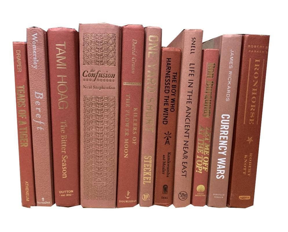 TheBookBundler Books by Color Modern Sandstone Books | Books by the Foot | Authentic Decorative Books | Designer Decor