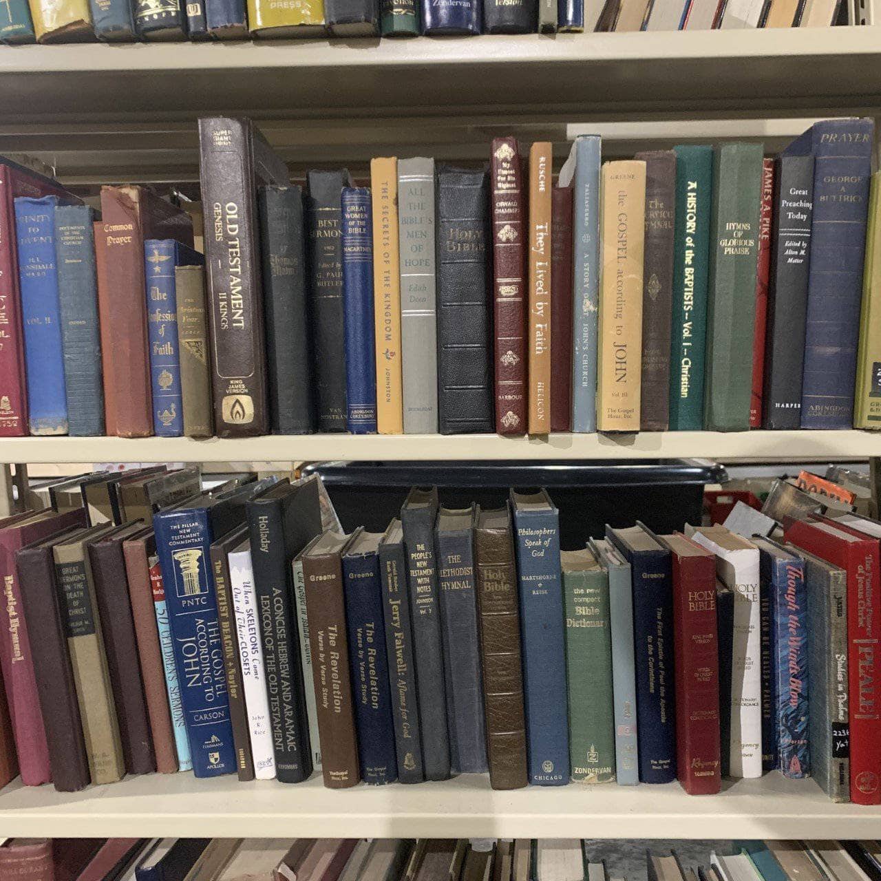 TheBookBundler Books by Color VINTAGE Religious Books | Mixed Colors | Books by the Foot | Authentic Decorative Books | Home Decor Design