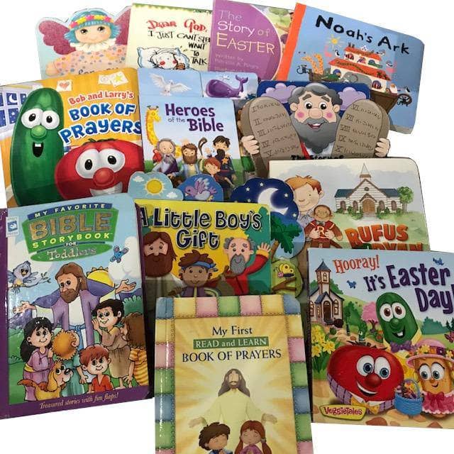 TheBookBundler Bulk Books 10 books / Premium Used Baby Bible Board Books
