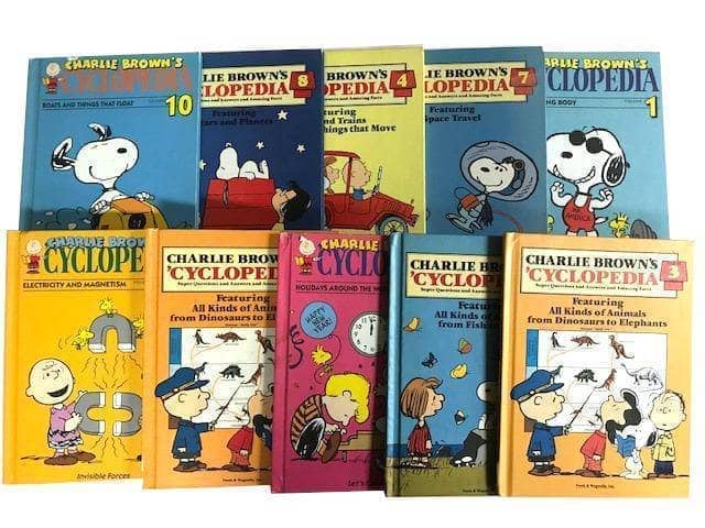 TheBookBundler Bulk Books 10 books / Premium Used Classic Charlie Brown Book Club Hardcovers