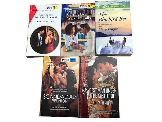 TheBookBundler Bulk Books 10 books / Premium Used Harlequin Romance Mixed Genres Books