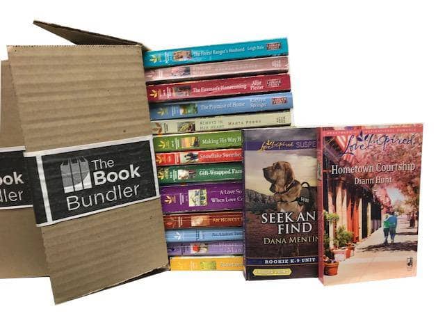 TheBookBundler Bulk Books 10 books / Premium Used Love Inspired Inspirational Romance <br> Mass Market Paperback