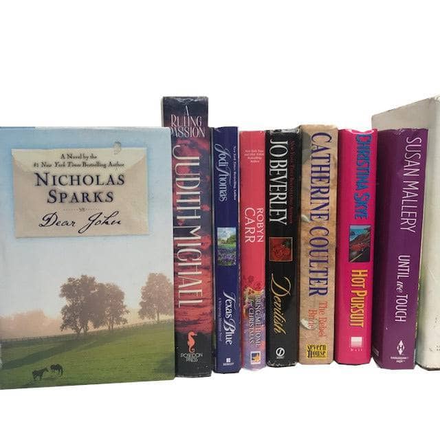 TheBookBundler Bulk Books 10 Books Romance Adult Books - Hardcover