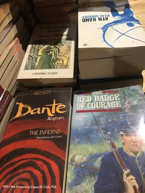 TheBookBundler Bulk Books 15 books / Premium Used Classics of Literature - Mass Market Paperbacks