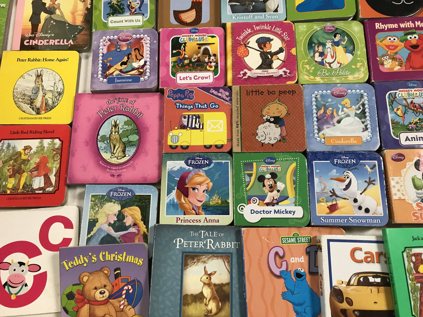 TheBookBundler Bulk Books 25 Books / Premium Used Mini Board Books <br>(ages 0-3)
