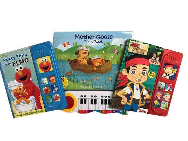 TheBookBundler Bulk Books 3 Books Mix / Premium Used Electronic & Interactive Board Books (ages 0-3)