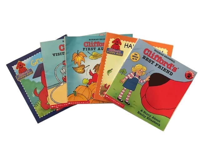 TheBookBundler Bulk Books 5 Books Clifford the Big Red Dog Books