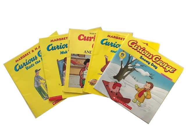 TheBookBundler Bulk Books 5 Books Curious George Books