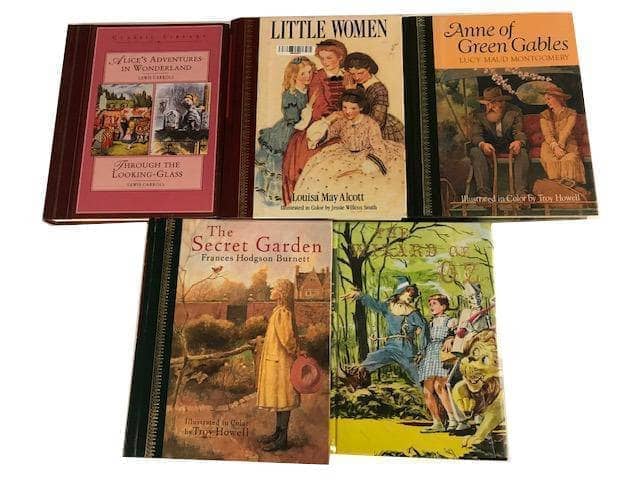 TheBookBundler Bulk Books 5 books / Premium Used Big Beautiful Kids Classic Literature Books