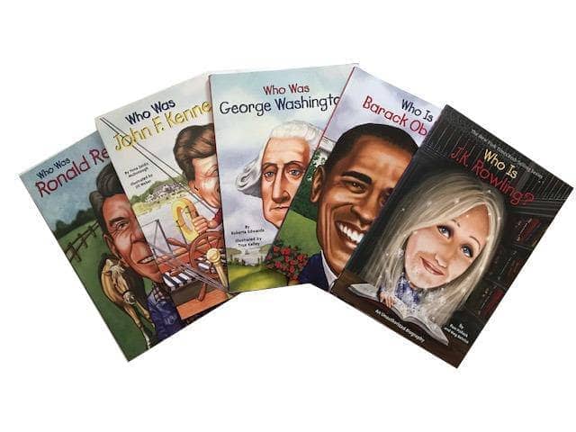 TheBookBundler Bulk Books 5 Books / Premium Used Biographies for Kids Books