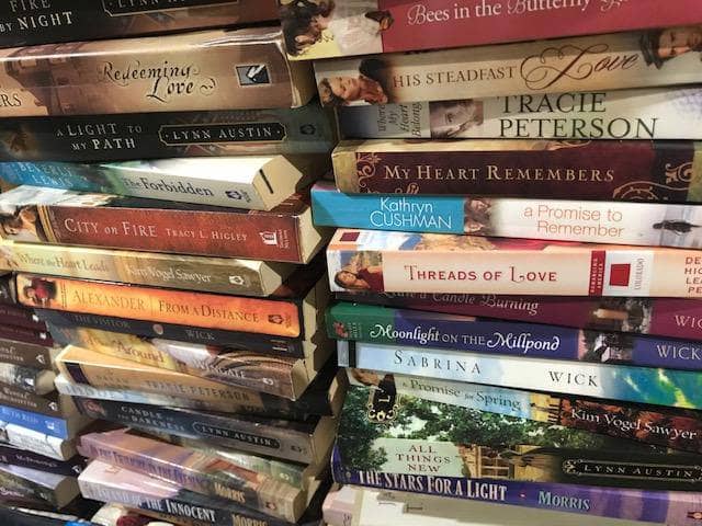 TheBookBundler Bulk Books 5 books / Premium Used Christian Fiction Romance <br> Paperback