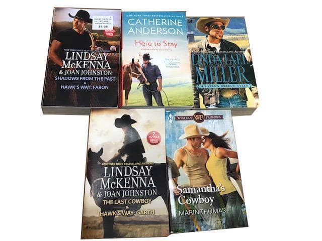 TheBookBundler Bulk Books 5 books / Premium Used Cowboy Romance
