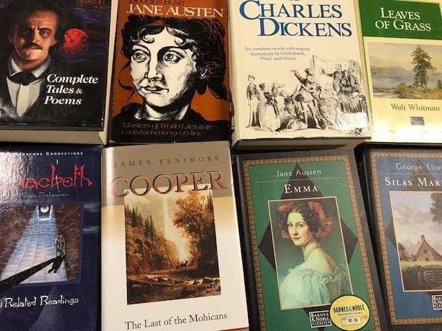 TheBookBundler Bulk Books 5 books / Premium Used Hardcover Classics Literature Books