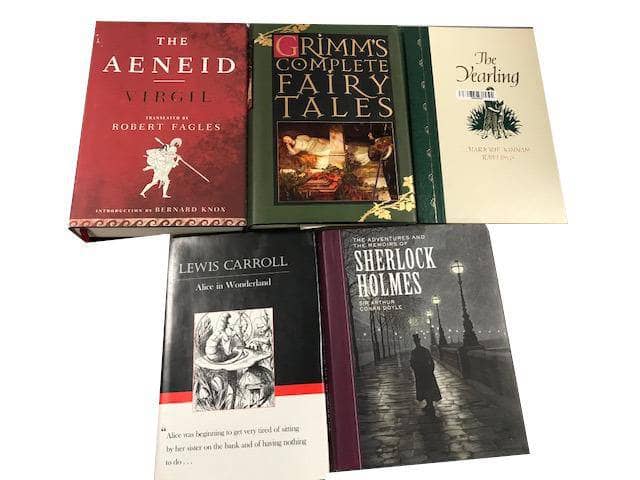 TheBookBundler Bulk Books 5 books / Premium Used Hardcover Classics Literature Books