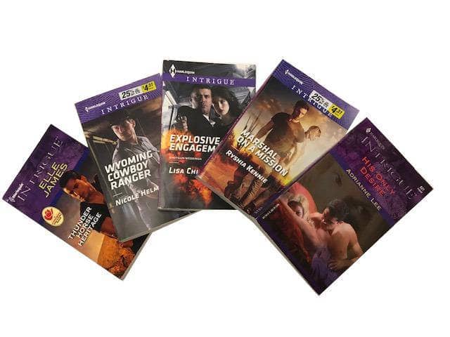 TheBookBundler Bulk Books 5 books / Premium Used Harlequin Romance Intrigue & Suspense Books