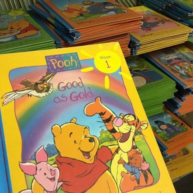 TheBookBundler Bulk Books 5 pack Pooh Vintage Winnie the Pooh - Mixed 5 Packs of books
